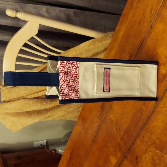 NEW | VINYARD VINES | MARTHA'S VINYARD | CANVAS WINE TOTE - Picture 1 of 8
